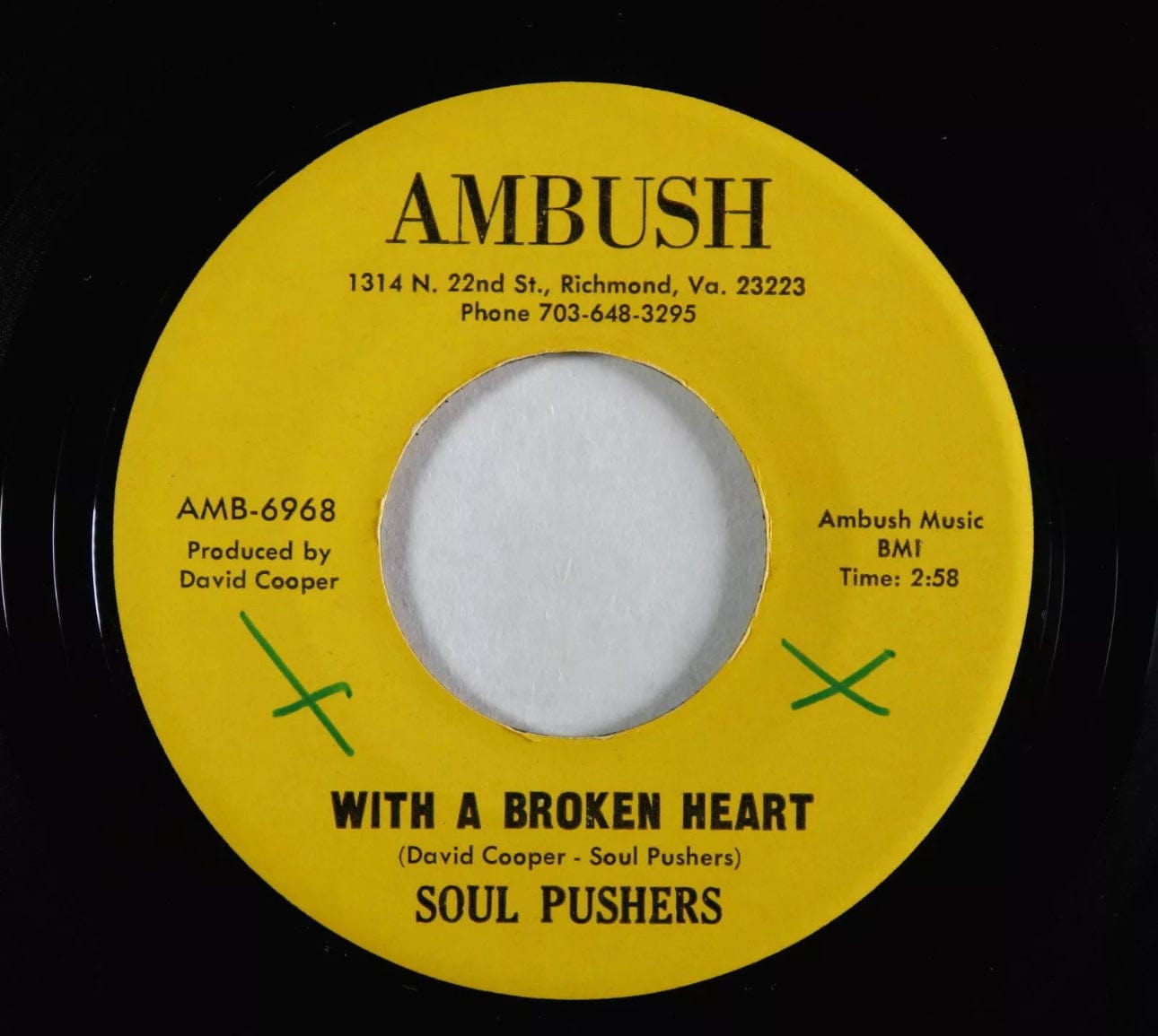 Soul Pushers ‎– With A Broken Heart