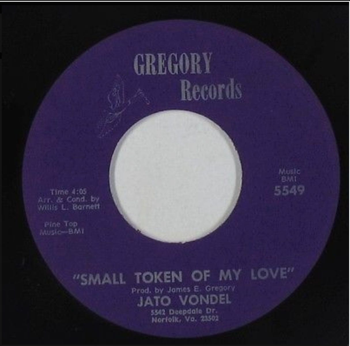 Jato Vondel– Small Token Of My Love