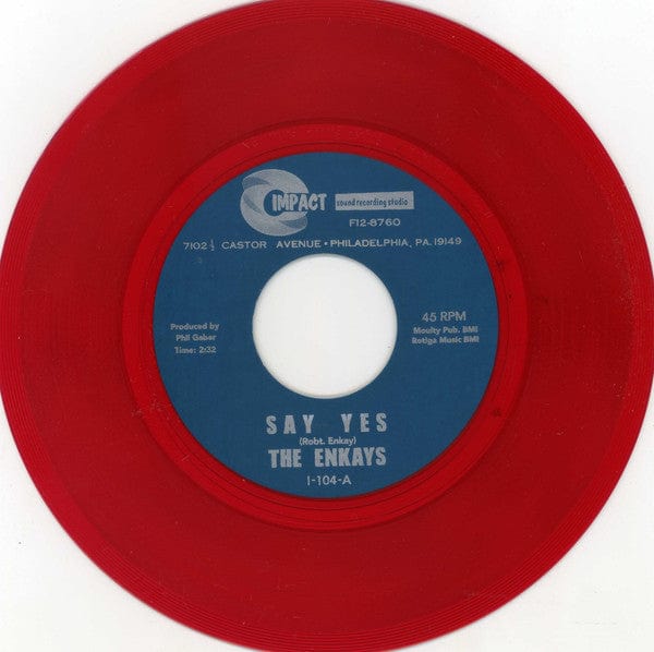 The Enkays - Say Yes / You & Me (Red Vinyl)
