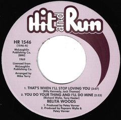 Belita Woods ‎– That's When I'll Stop Loving You