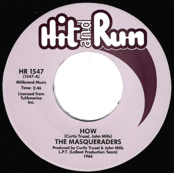 The Masqueraders ‎– How **Preorder Item Shipping Aug 28th, 2023**