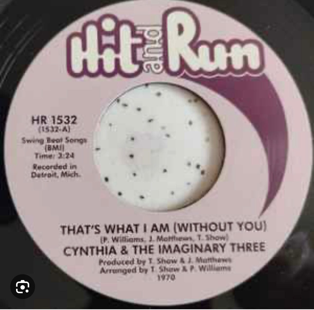 Cynthia & The Imaginary Three– Many Mood (Of A Man)/That’s what I am (without)