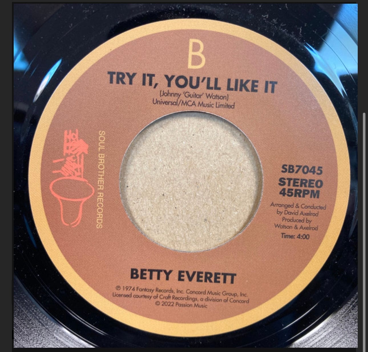 Betty Everett ‎– Try It You'll Like It / Wondering **Preorder Item Shipping Aug 7th, 2023**