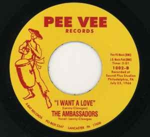 The Ambassadors ‎– Those Things Called Girls / I Want A Love