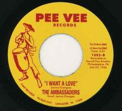 The Ambassadors ‎– Those Things Called Girls / I Want A Love