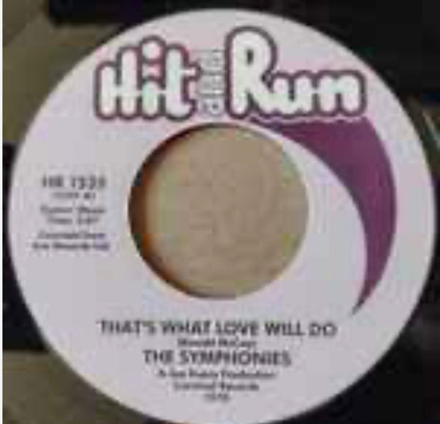 The Symphonies ‎– That's What Love Will Do