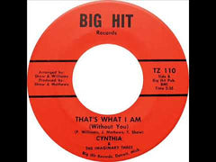 Cynthia & The Imaginary Three– Many Mood (Of A Man)/That’s what I am (without)