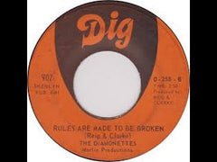 The Diamonettes - Don't Be Surprised/Rules Are Made To Be Broken - Japan 7’ Single Record