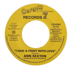 Ann Sexton And The Soul Masters– You've Been Gone Too Long / I Had A Fight With love - Duboski Art Collaborative