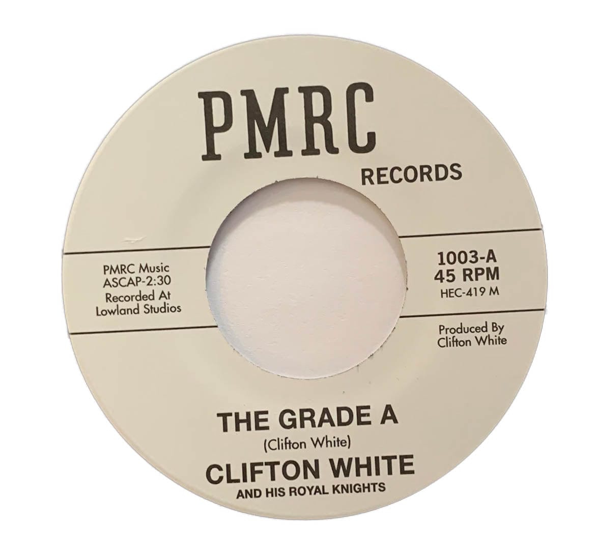 Clifton White And His Royal Knights – The Grade A / Ain't No Love - Duboski Art Collaborative