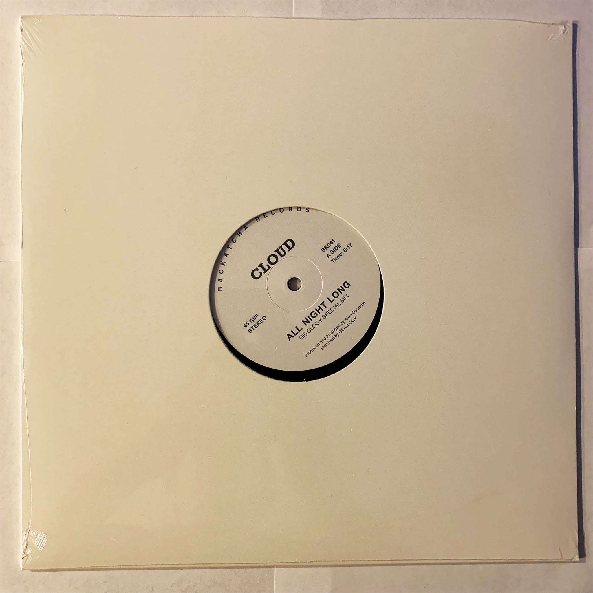 Cloud – All Night Long (GE-OLOGY Remixes) - Duboski Art Collaborative