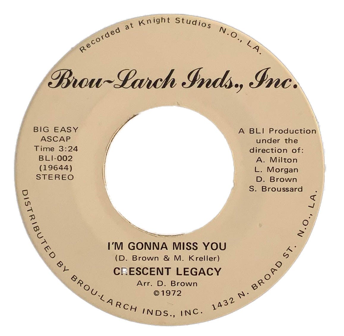 Crescent Legacy / Arlington Sylvester – I'm Gonna Miss You / A Christmas Carol - Duboski Art Collaborative