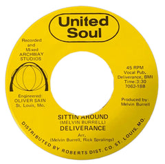 Deliverance ‎– Loving You / Sittin' Around - Duboski Art Collaborative