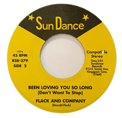 Flack And Company – Disco - Tnt / Been Loving You So Long - Duboski Art Collaborative