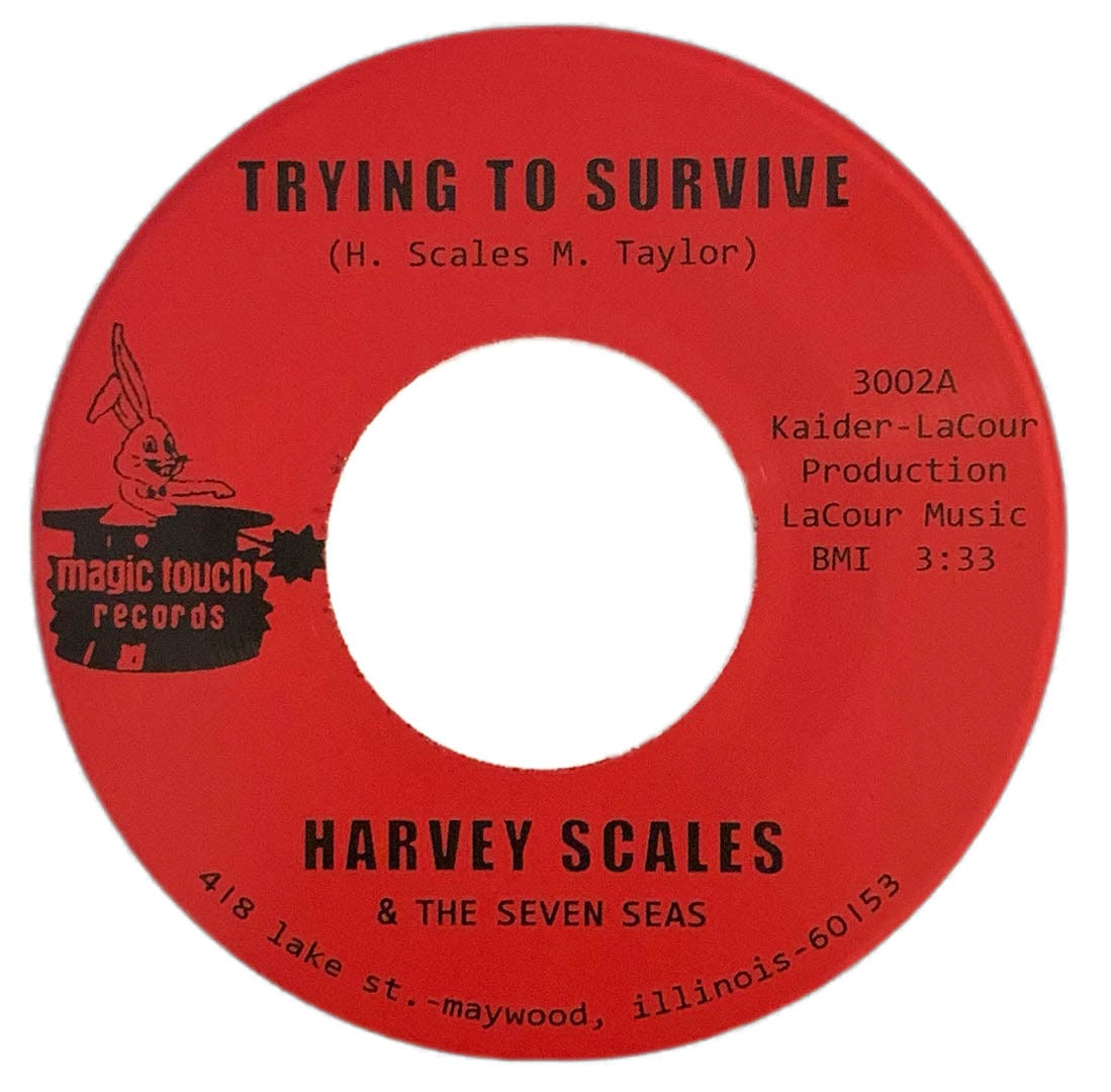 Harvey Scales & The Seven Seas ‎– Trying To Survive / Trackdown - Duboski Art Collaborative