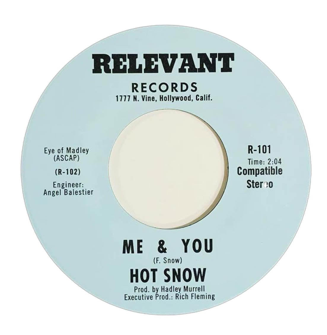 Hot Snow – Four Times The Love/Me & You - Duboski Art Collaborative