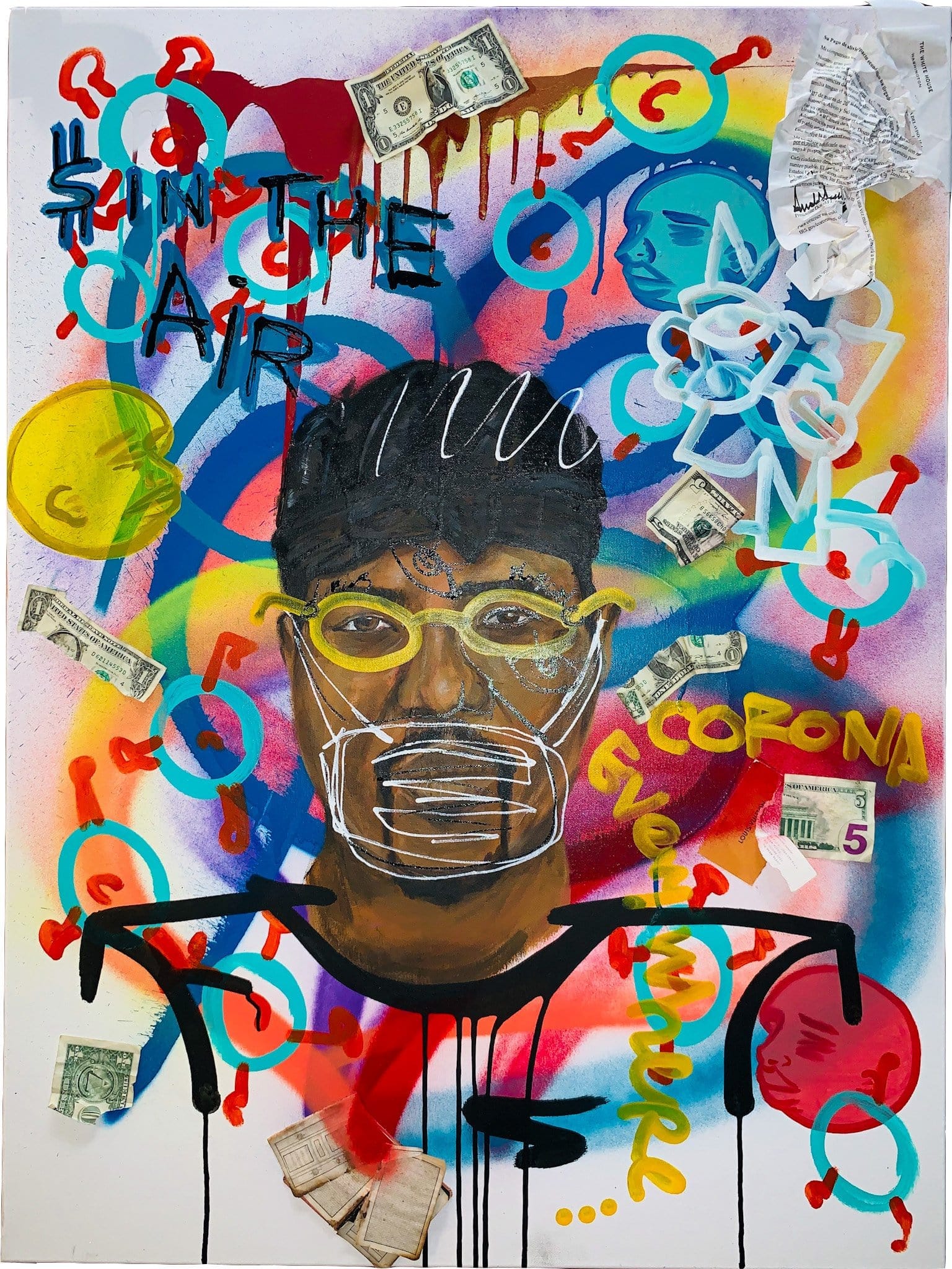 $ IN THE AIR ..CORONA EVERYWHERE - Duboski Art Collaborative