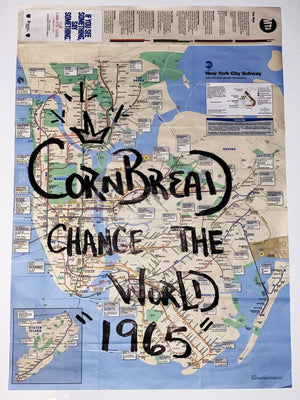 NYC MTA MAP Changed The World 1965 - Duboski Art Collaborative