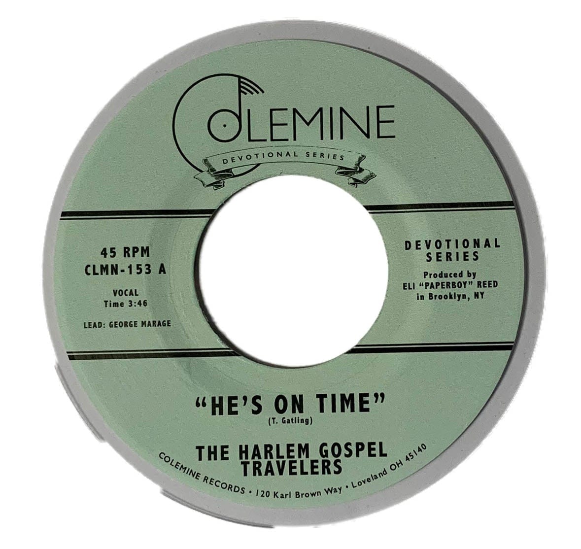 The Harlem Gospel Travelers – He's On Time - Duboski Art Collaborative