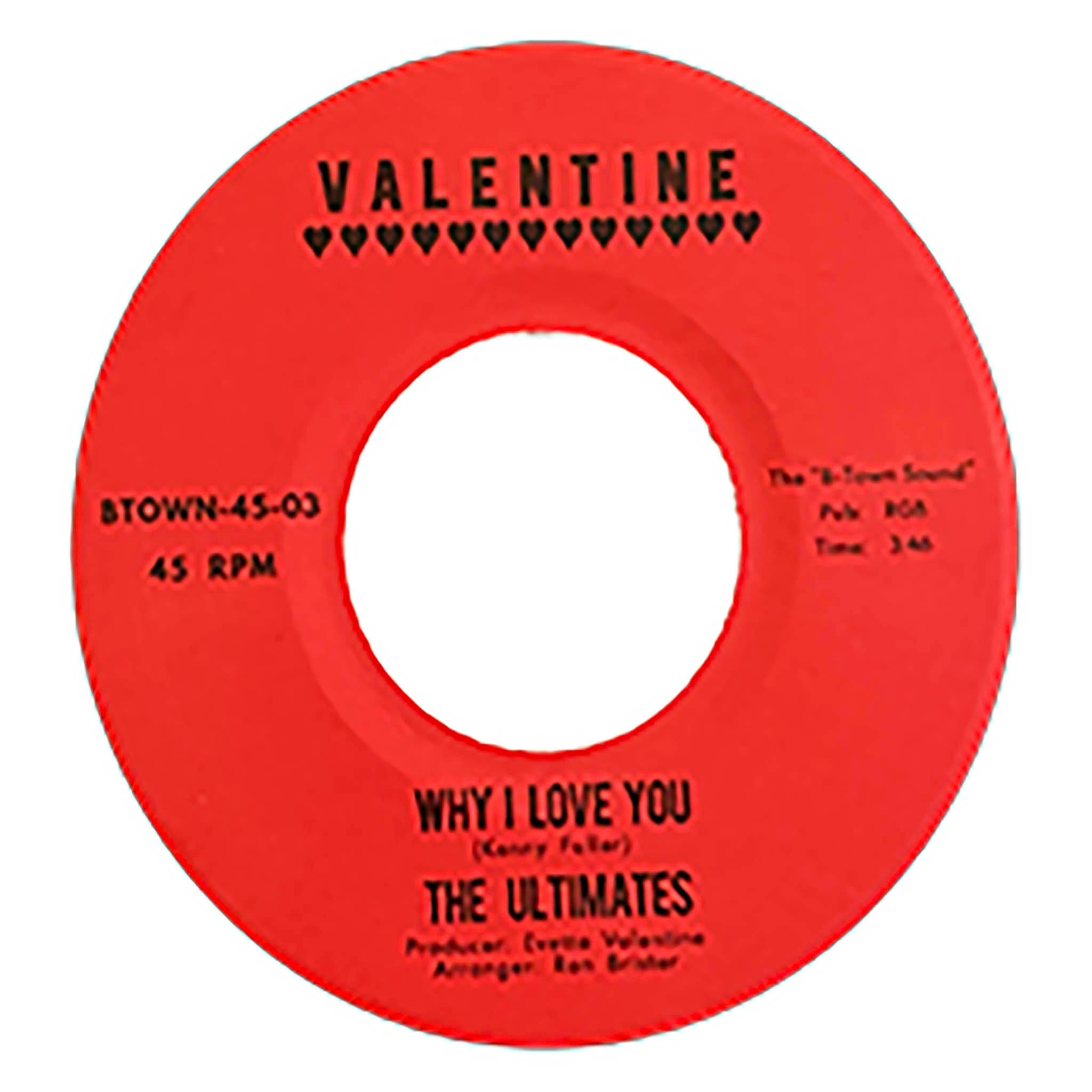 The Ultimates ‎– Why I Love You / Gotta Get Out - Duboski Art Collaborative