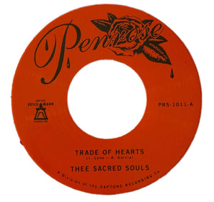 Thee Sacred Souls ‎– Trade Of Hearts/Let Me Feel Your Charm (Black vinyl) - Duboski Art Collaborative