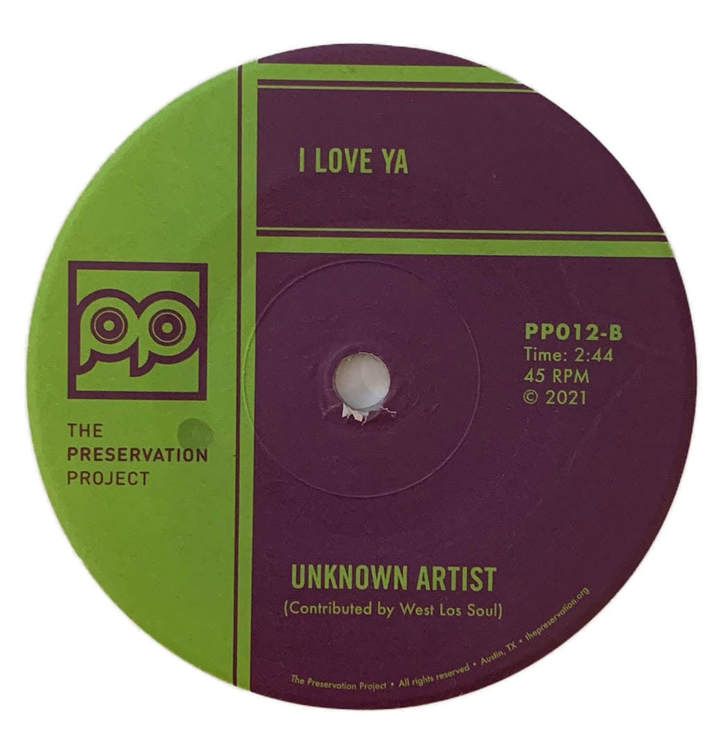 Unknown Artist – Show You / I Love Ya (Black) - Duboski Art Collaborative