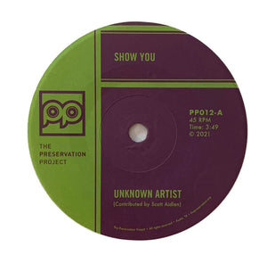 Unknown Artist – Show You / I Love Ya (Black) - Duboski Art Collaborative
